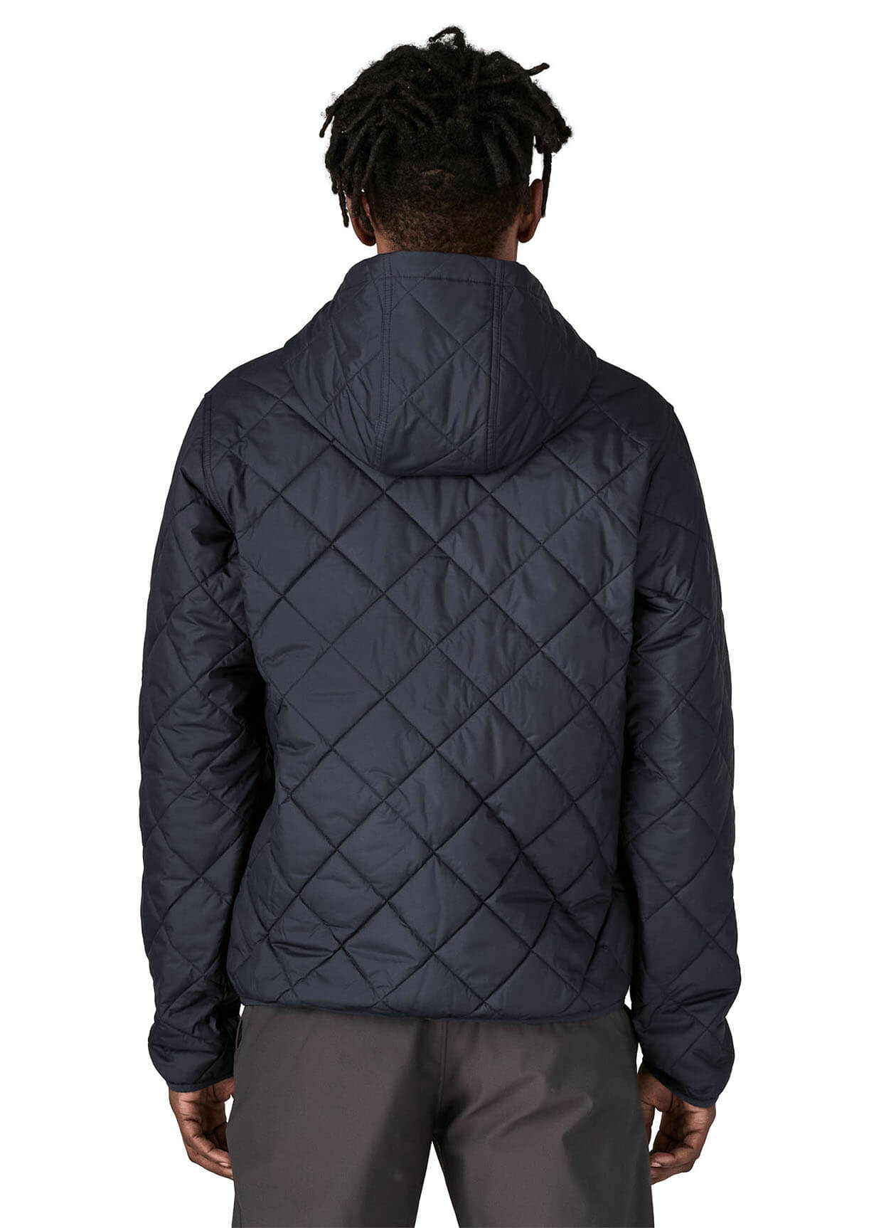 Men's Diamond Quilted Bomber Hoody