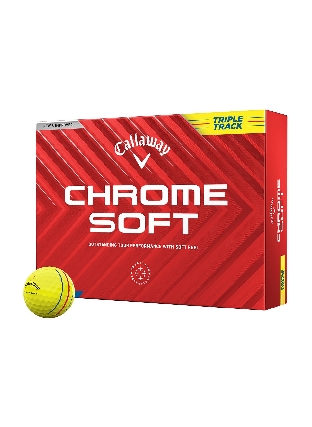 Chrome Soft 360 Triple Track 24 Golf Balls