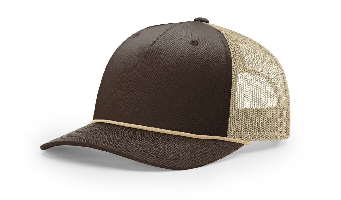 Five Panel Trucker With Rope