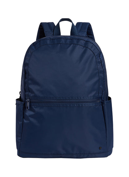 Kane Large Double Pocket Nylon Backpack