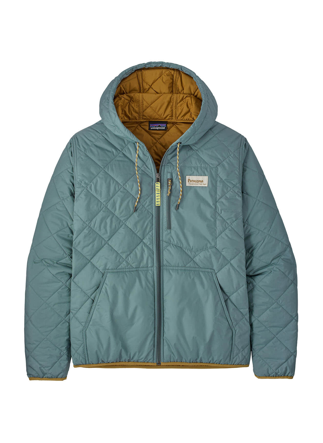 Men's Diamond Quilted Bomber Hoody