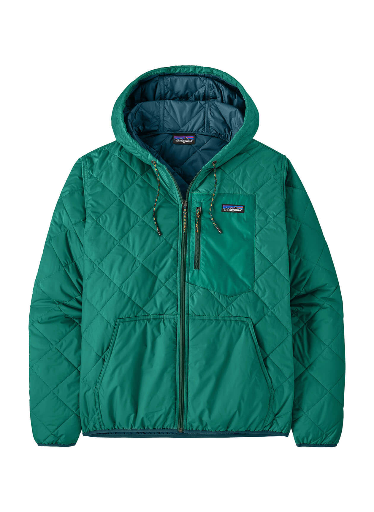 Men's Diamond Quilted Bomber Hoody