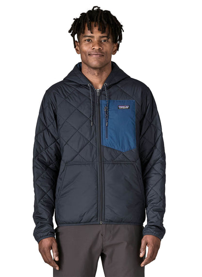 Men's Diamond Quilted Bomber Hoody