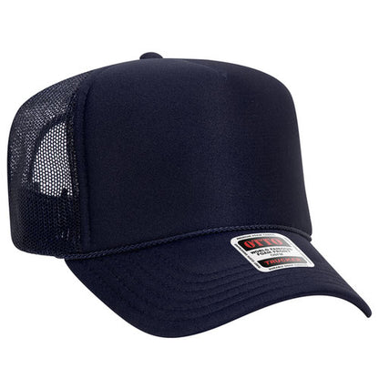 5 Panel High Crown Mesh Back Trucker Hat