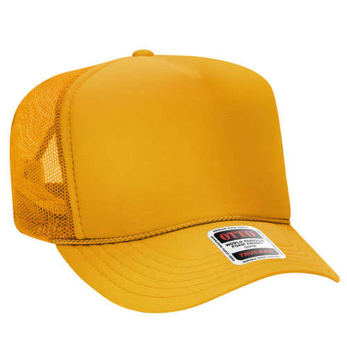 5 Panel High Crown Mesh Back Trucker Hat