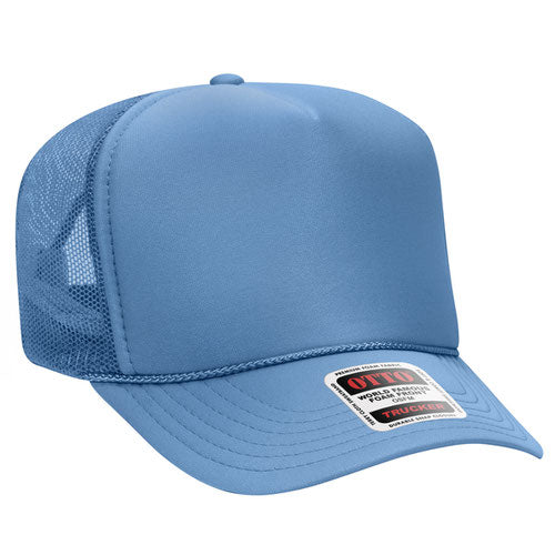 5 Panel High Crown Mesh Back Trucker Hat
