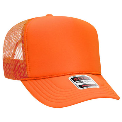 5 Panel High Crown Mesh Back Trucker Hat
