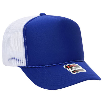 5 Panel High Crown Mesh Back Trucker Hat