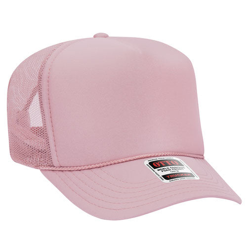 5 Panel High Crown Mesh Back Trucker Hat