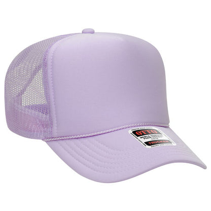 5 Panel High Crown Mesh Back Trucker Hat