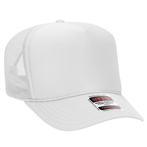 5 Panel High Crown Mesh Back Trucker Hat