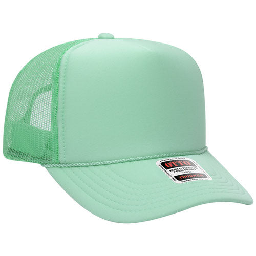 5 Panel High Crown Mesh Back Trucker Hat