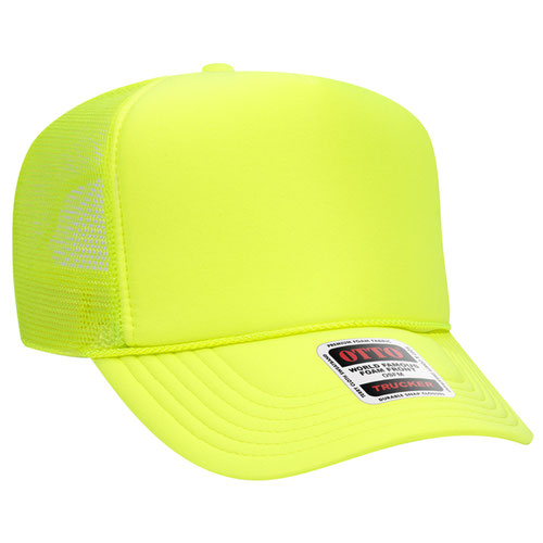 5 Panel High Crown Mesh Back Trucker Hat
