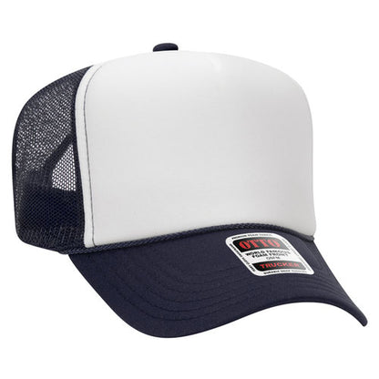 5 Panel High Crown Mesh Back Trucker Hat