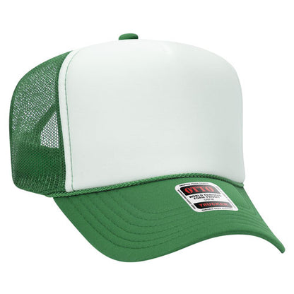 5 Panel High Crown Mesh Back Trucker Hat