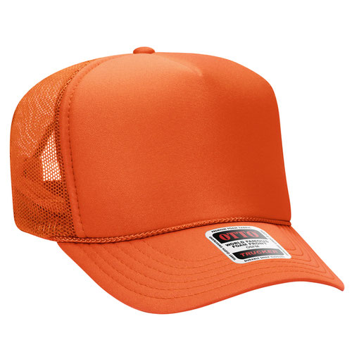 5 Panel High Crown Mesh Back Trucker Hat