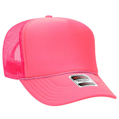 5 Panel High Crown Mesh Back Trucker Hat