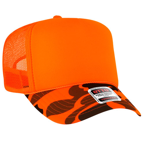 5 Panel High Crown Mesh Back Trucker Hat