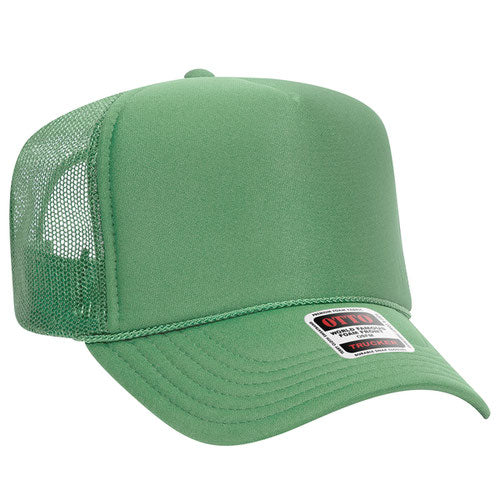 5 Panel High Crown Mesh Back Trucker Hat