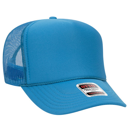 5 Panel High Crown Mesh Back Trucker Hat