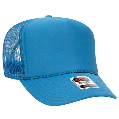 5 Panel High Crown Mesh Back Trucker Hat