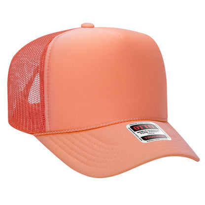 5 Panel High Crown Mesh Back Trucker Hat