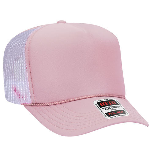 5 Panel High Crown Mesh Back Trucker Hat
