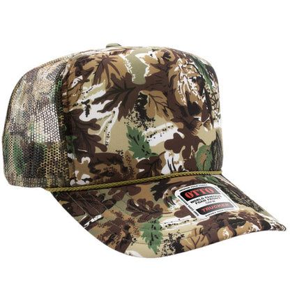 5 Panel High Crown Mesh Back Trucker Hat