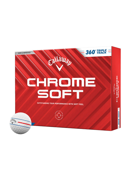 Chrome Soft 360 Triple Track 24 Golf Balls