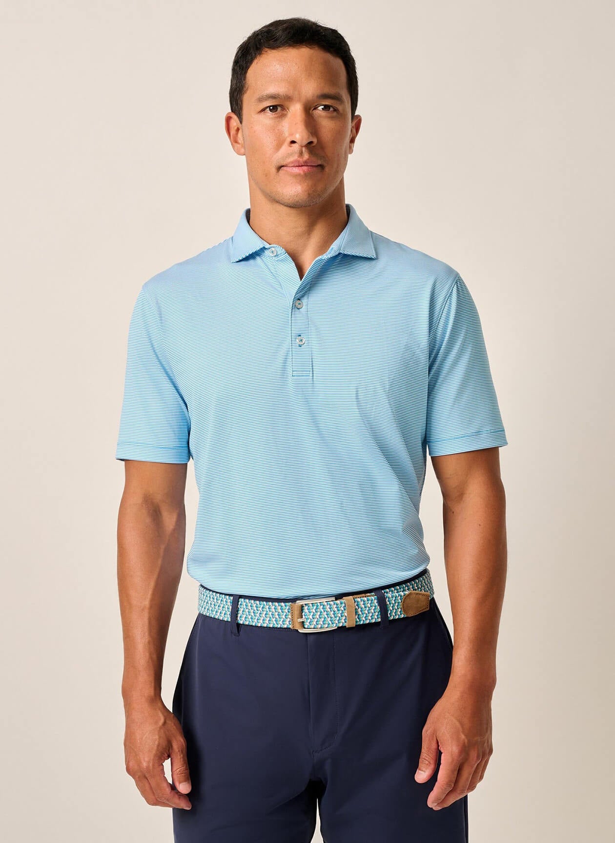 Men's Lyndon Striped Polo