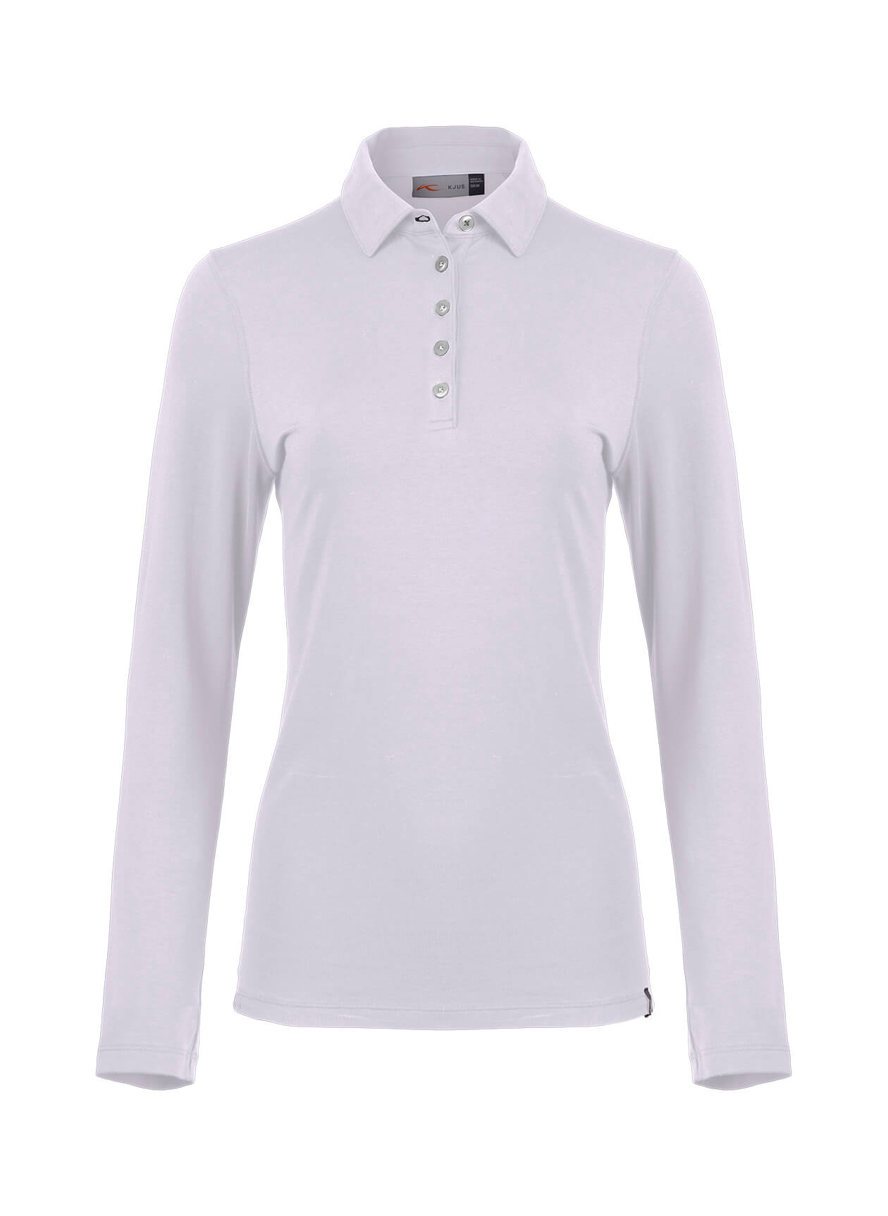 Women's Hollow Pima Long Sleeve Polo