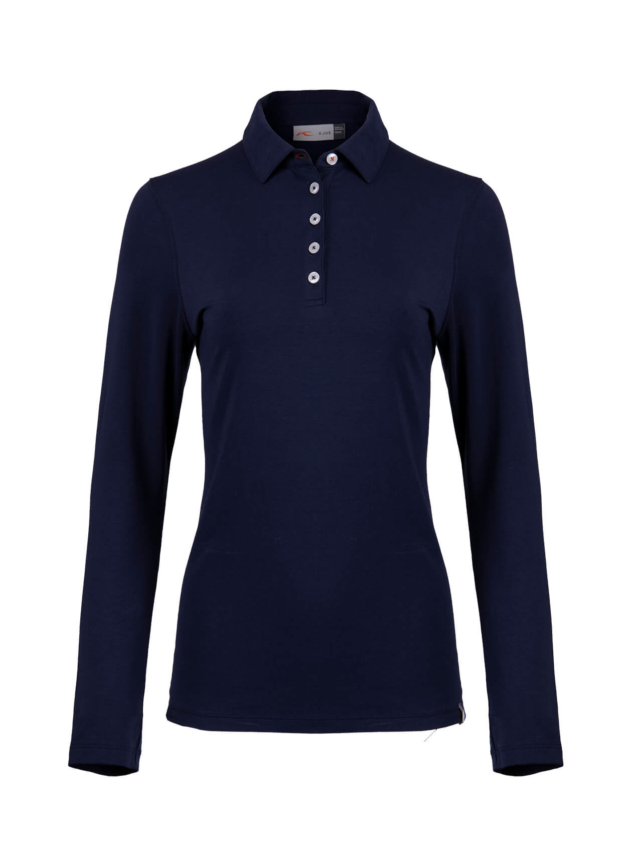 Women's Hollow Pima Long Sleeve Polo