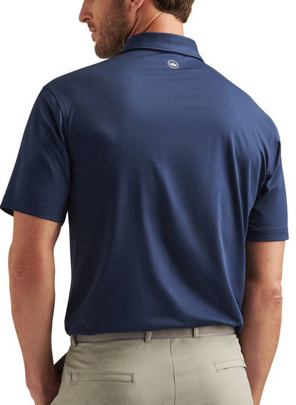 Men's Solid Performance Polo - Self Collar