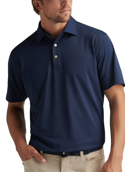 Men's Solid Stretch Polo