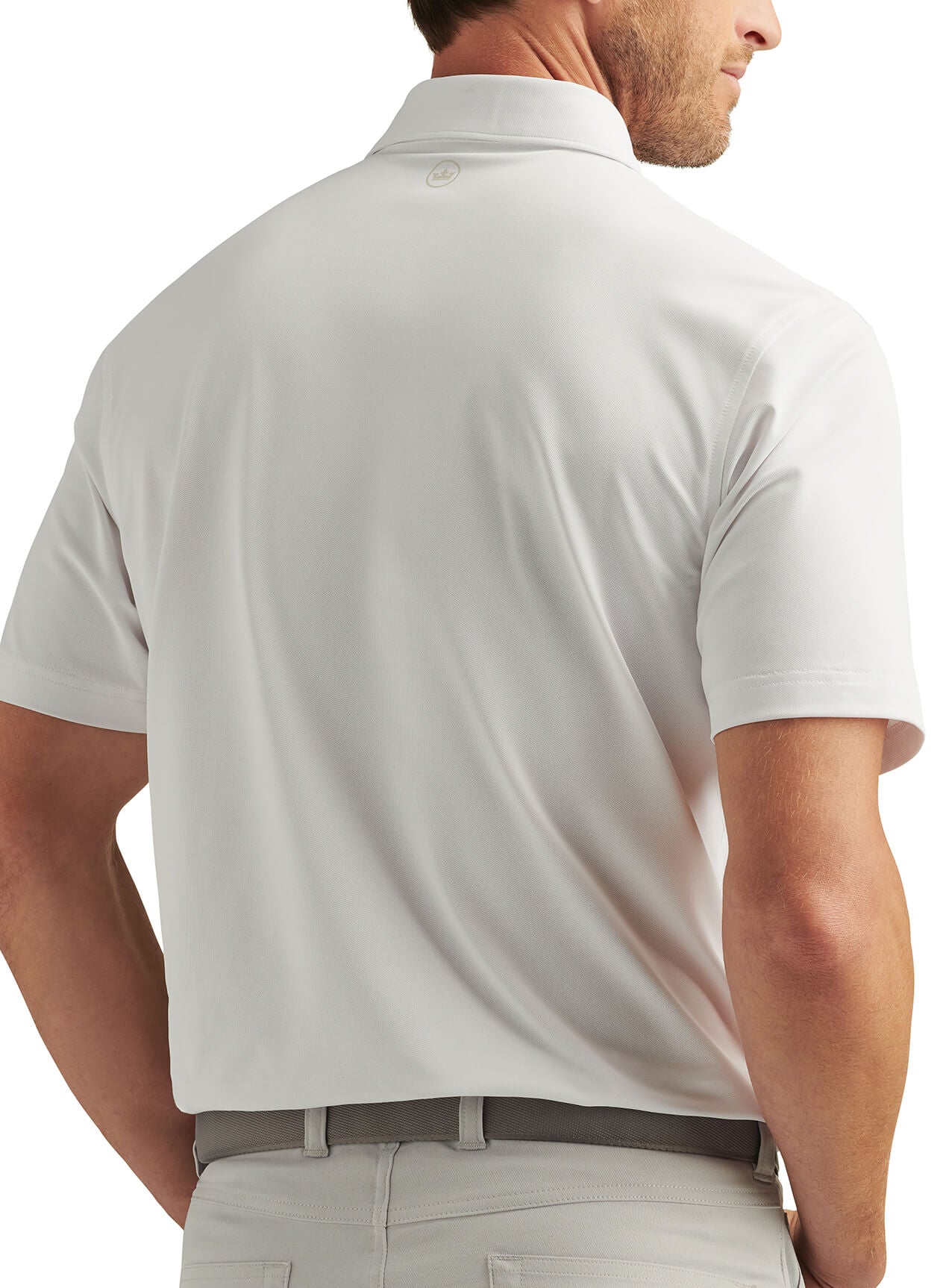 Men's Solid Stretch Polo