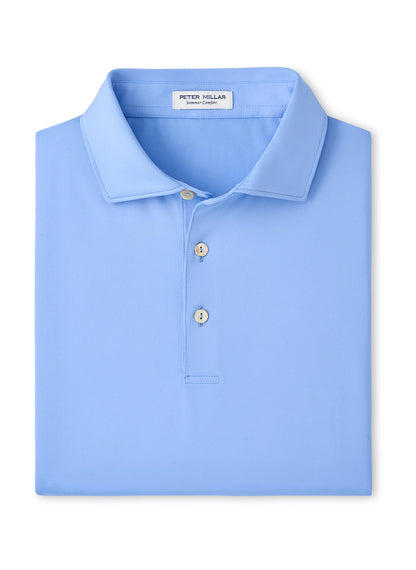 Men's Solid Performance Polo - Self Collar
