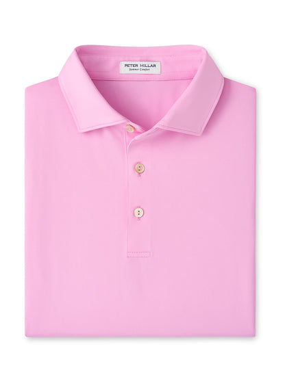Men's Solid Performance Polo - Self Collar