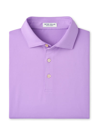 Men's Solid Performance Polo - Self Collar
