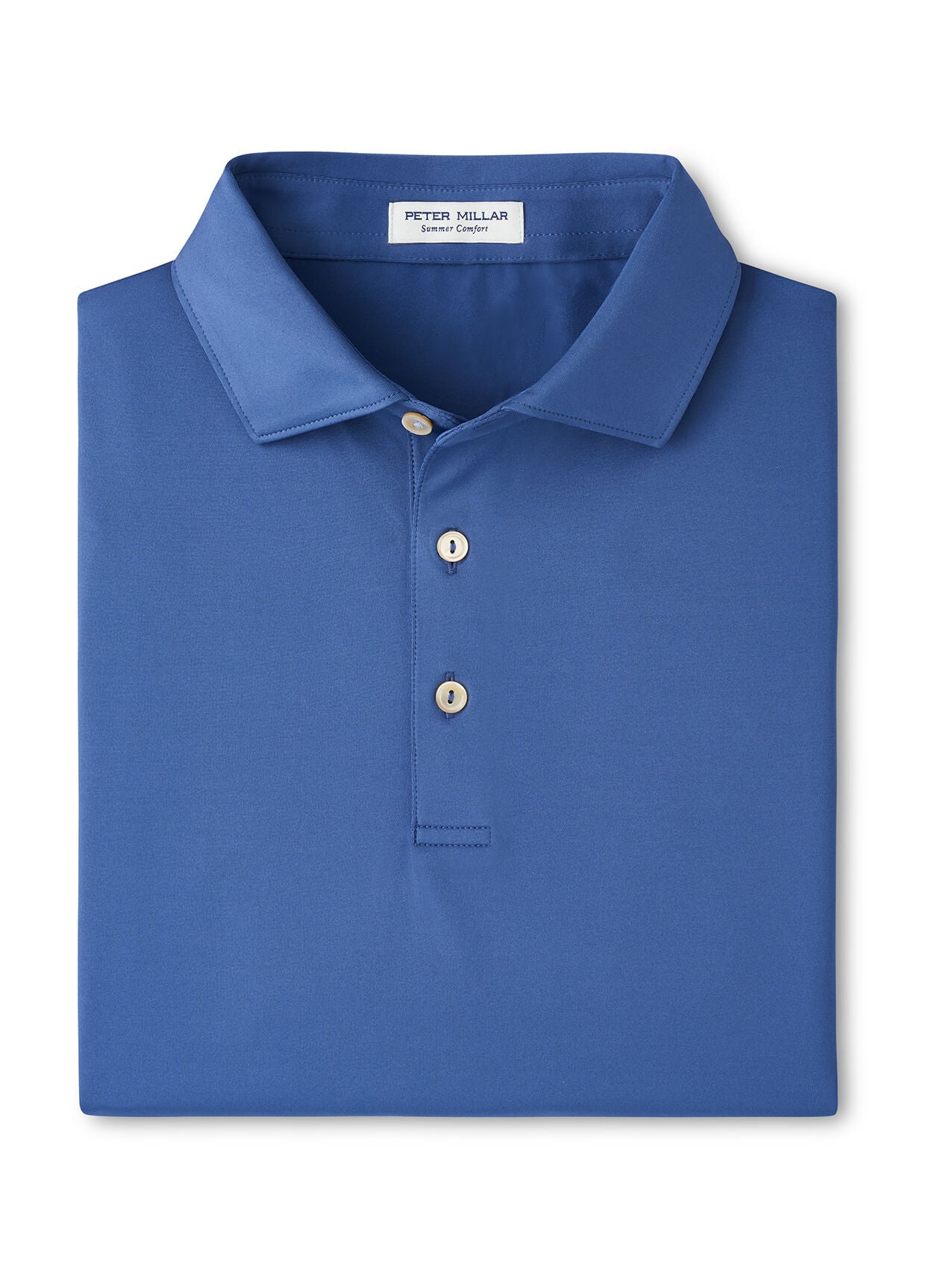 Men's Solid Performance Polo - Self Collar