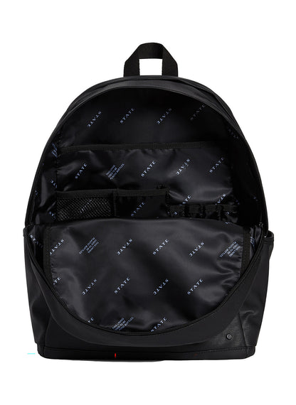 Large Double Pocket Coated Canvas Backpack